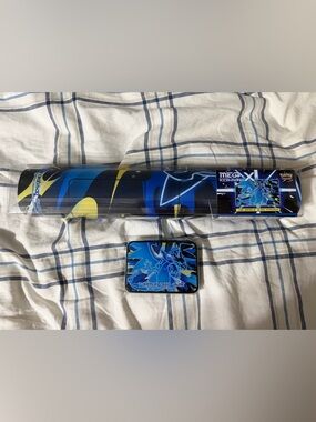 Pokémon Card Mega Charizard X Playmat + Damage Counter Tin Korean
